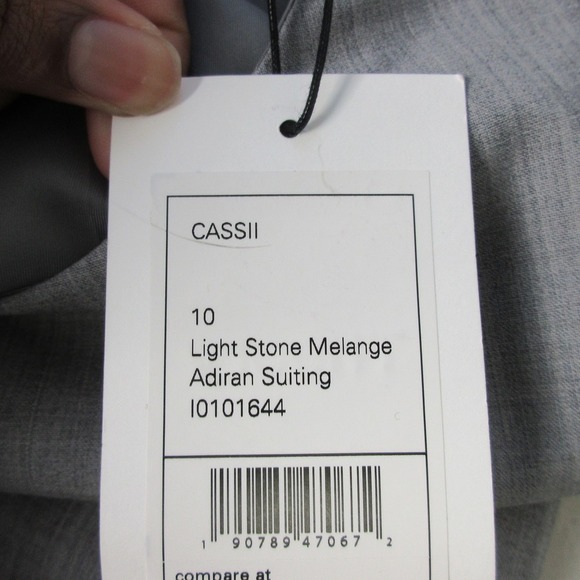 Theory Cassii Sheath Dress 10 Grey Wool Blend Career Office Siren Sultry 324 - Picture 7 of 9